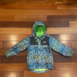 The North Face Toddler 3T lined rain jacket